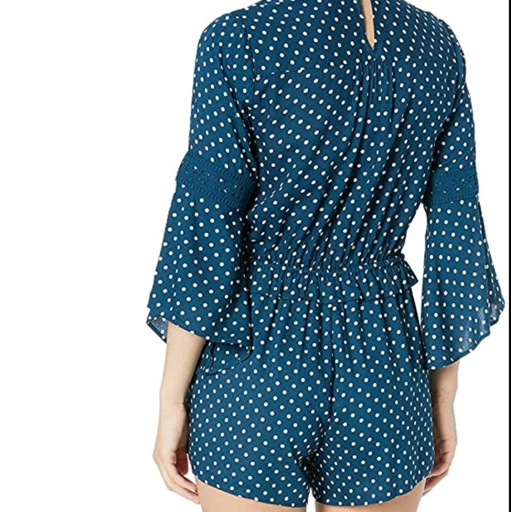 New!! Jessica Simpson Gardenia polka dot romper - Picture 2 of 7
